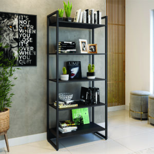 ESTANTE PORTO – COR PRETO – PRODUTOS (LINHA HOME)