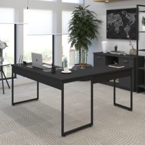 KIT MESA SERIEMA 1500 + 900 - COR PRETO - MESAS RETA (LINHA SERIEMA)